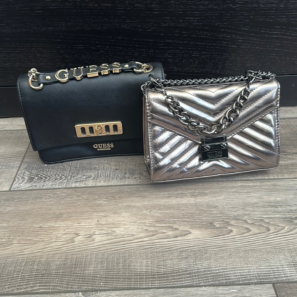 TWO Guess Crossbodies ✨ perfect for going out!